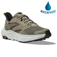 Hoka Mens Anacapa 2 Low GTX Waterproof Walking Shoes - Olive Haze Mercury
