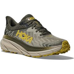 Hoka Men's Challenger 7 Wide Fit Running Shoes - Olive Haze Forest Cover