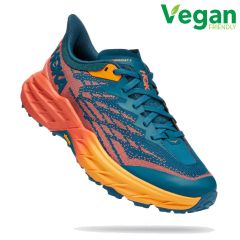 Hoka Women's Speedgoat 5 Running Shoes - Blue Coral Camellia