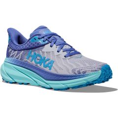 Hoka Women's Challenger 7 Wide Fit Running Shoes Trainers - Ether Cosmos