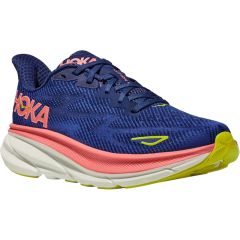 Hoka Women's Clifton 9 Wide Fit Running Shoes - Evening Sky Coral