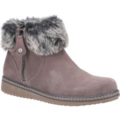 Hush Puppies Womens Penny Water Resistant Boots - Grey