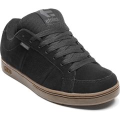 Etnies Mens Kingpin Skate Shoes - Black Dark Grey Gum