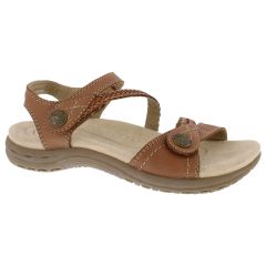 Free Spirit Women's Malibu Adjustable Leather Sandals - Walnut