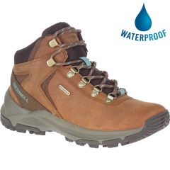 Merrell Women's Erie Mid Leather Waterproof Walking Boots - Toffee