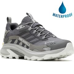 Merrell Men's Moab Speed 2 GTX Waterproof Walking Shoes - Asphalt