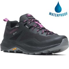Merrell Womens MQM 3 GTX Waterproof Walking Shoes - Black Fuchsia