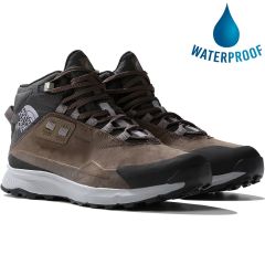 The North Face Men's Cragstone Leather Mid WP Waterproof Boots - Bipartisan Brown