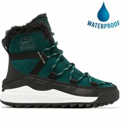 Sorel Womens ONA RMX Glacy Waterproof Ankle Boots - Midnight Teal