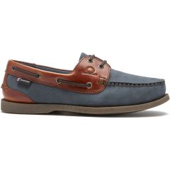 Chatham Mens Bermuda II G2 Leather Boat Shoes - Navy Seahorse