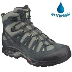 Salomon Womens Quest Prime GTX Waterproof Walking Boots - Shadow Green