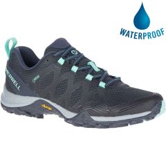Merrell Womens Siren 3 GTX Waterproof Shoes - Navy Dragonfly