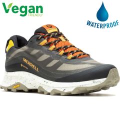 Merrell Men's Moab Speed GTX Waterproof Walking Trainers - Black Multi