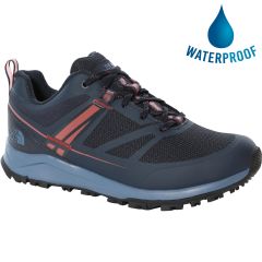 North Face Womens Litewave Futurelight Waterproof Walking Shoes - Urban Navy Dusty Cedar