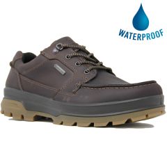 Ecco Shoes Rugged Track GTX Waterproof Walking Shoes - Mocha