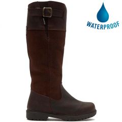 Chatham Womens Brooksby Waterproof Country Boot - Dark Brown