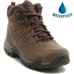 Sprayway Womens Girona Mid Waterproof Leather Ankle Boots - Brown