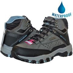 Skechers Womens Selmen Tex Waterproof Boots - Charcoal