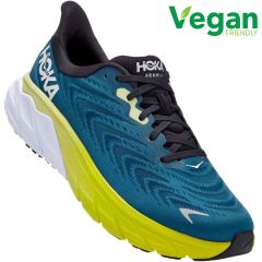 Hoka One One Mens Arahi 6 WIDE FIT Road Running Shoes - Blue Graphite Blue Coral