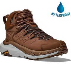 Hoka Men's Kaha 2 GTX Waterproof Walking Boots - Dark Brown Harbour Mist