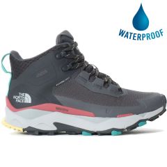North Face Womens Vectiv Exploris Mid Futurelight Waterproof Walking Boots - Zinc Grey Asphalt