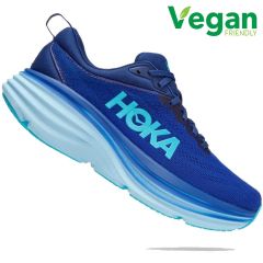 Hoka Men's Bondi 8 Vegan Running Shoes - Bellweather Blue Bluing
