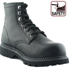 Grinders Men's Kestral Steel Toe Cap Boots - Black