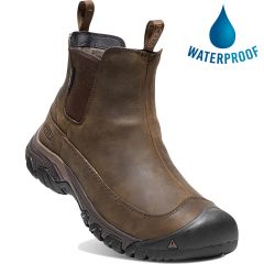 Keen Mens Anchorage Boot III Waterproof Insulated Chelsea Boot - Dark Earth Mulch