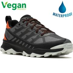 Merrell Men's Speed Eco WP Vegan Waterproof Walking Shoes - Charcoal Tangerine