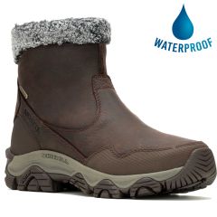 Merrell Womens Coldpack 3 Thermo Mid Zip Waterproof Ankle Boots - Cinnamon