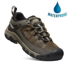 Keen Mens Targhee III WP Wide Fit Waterproof Walking Shoes - Bungee Cord Black