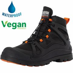 Palladium Mens Pampa Lite Cage Waterproof Walking Ankle Boots - Black