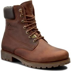 Panama Jack Mens Panama 03 C8 Waterproof Leather Ankle Boots - Napa Grass Cureo Bark