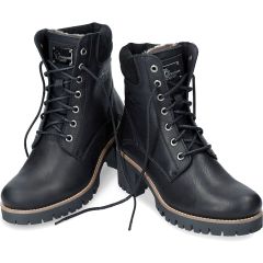 Panama Jack Womens Phoebe Waterproof Leather Boots - Napa Black
