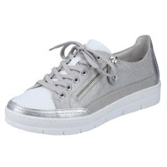 Remonte Women's D5826 Shoes Trainers - Silver White Ice Vapor