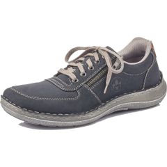 Rieker Mens 03030 Wide Fit Shoes - Blue