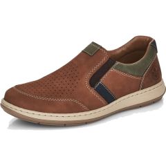 Rieker Mens 17371 Extra Wide Fit Shoes - Brown