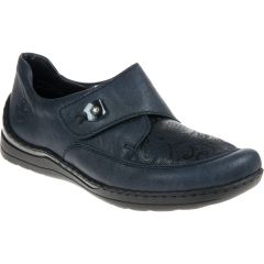 Rieker Womens 48951-14 Wide Fit Shoes - Ozean Nabu Marine