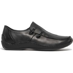 Rieker Women's L1751 Slip On Shoes - Black