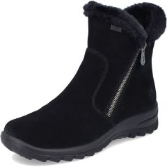 Rieker Womens Warm Water Resistant Ankle Boots - Black
