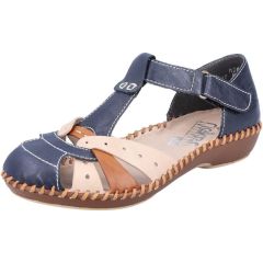 Rieker Women's M1655-14 Shoes Sandals - Pazifik Nude Cayenne
