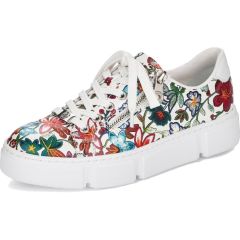 Rieker Womens N59N1 Shoes - White Floral