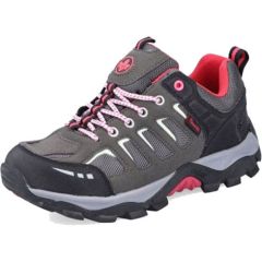 Rieker Womens N8820-43 Walking Shoes - Schwarz Iron (Grey)