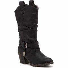 Rocket Dog Women's Sidestep Cowboy Boots - Black