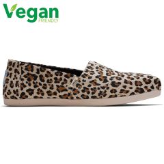 Toms Womens Alpargata Classic Espadrille Vegan Shoes - Birch Leopard Print
