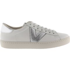 Victoria Shoes Womens Berlin Metal Trainers - Plata