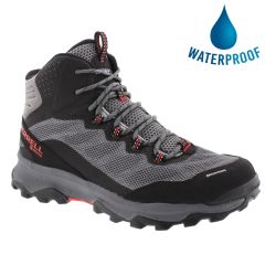 Merrell Men's Speed Strike Mid GTX Waterproof Walking Boots - Granite