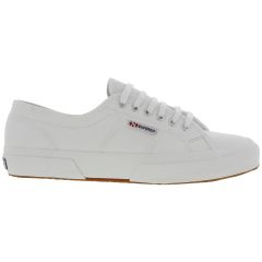 Superga Womens 2750 Cotu EFGLU Leather Trainers Shoes - White