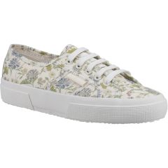Superga Women's 2750 Floral Print Trainers - White Floral