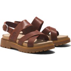 Timberland Women's Clairemont Way Backstrap Sandals - Dark Red - A637R